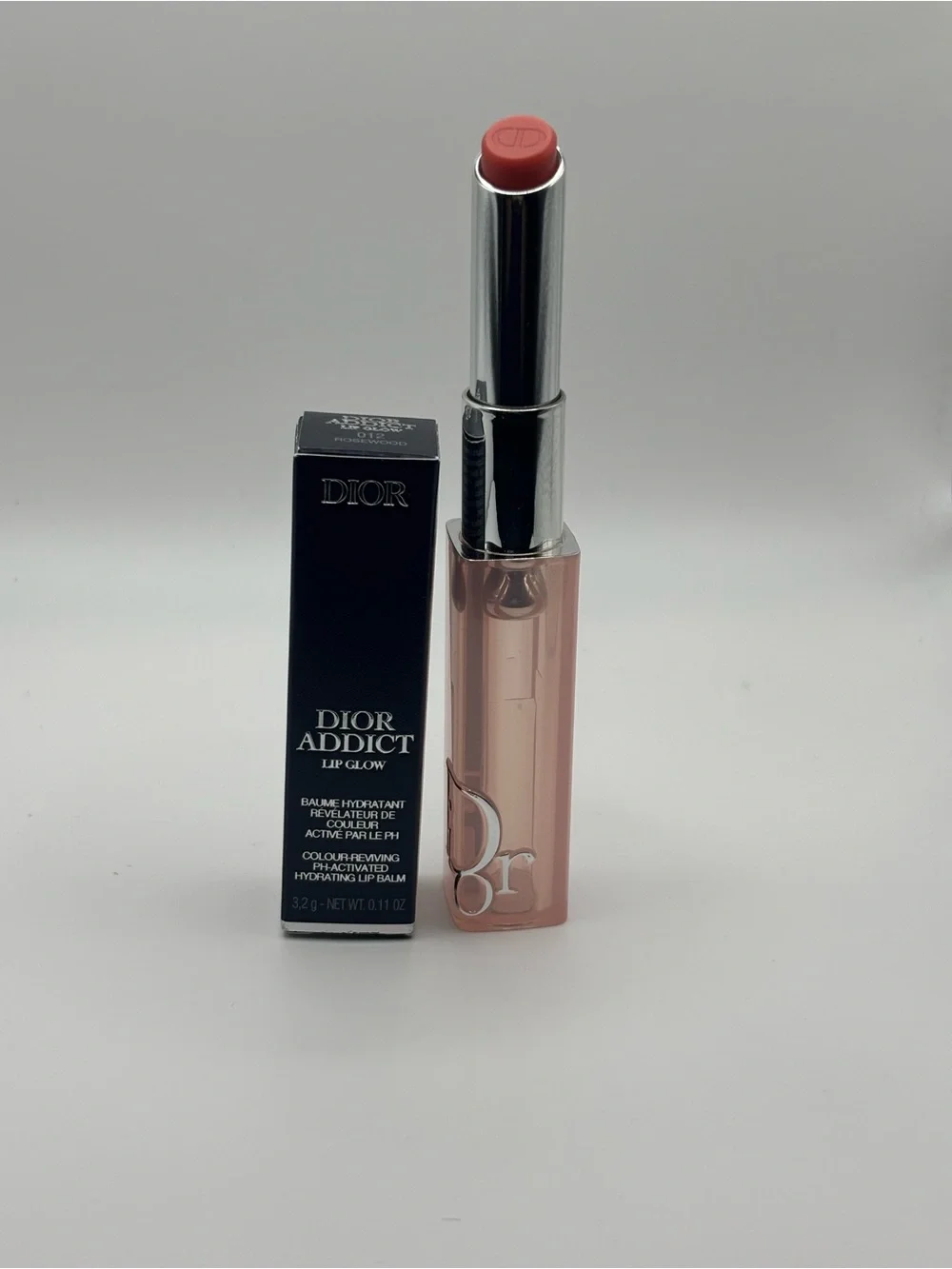 Dior Addict Lip Glow 012 Rosewood Hydrating Lip Balm 3.2g New in Box